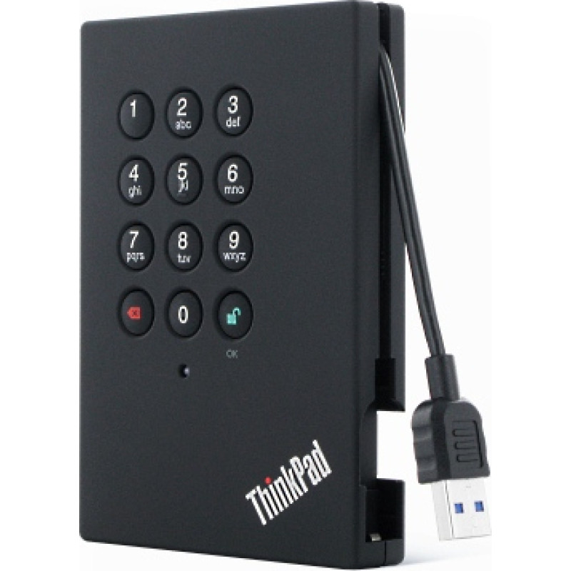 Lenovo ThinkPad USB 3.0 1TB ārējais cietais disks 5400 RPM 2.0 Melns