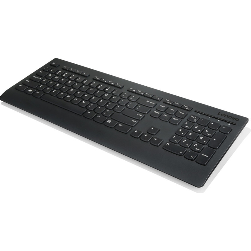 Lenovo 4X30H56854 tastatūra Birojs RF Bezvadu QWERTZ Vācu Melns