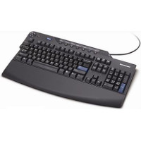 Lenovo 73P2622 tastatūra USB AZERTY Franču Melns