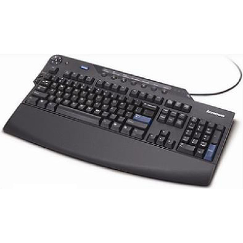 Lenovo 73P2622 tastatūra USB AZERTY Franču Melns