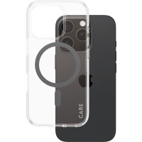 Panzerglass CARE by PG BLK MagSafe iPhone16 6.3 Pro mobilo telefonu apvalks Aploksne Caurspīdīgs