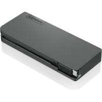 Lenovo 4X90S92381 dokstacija Vadu USB 3.2 Gen 1 (3.1 Gen 1) Type-C Pelēks