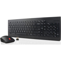 Lenovo 4X30M39496 tastatūra Pele iekļauta Universāls RF Bezvadu Britu angļu valoda Melns