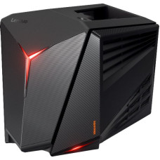 Teqcycle Lenovo IdeaCentre Y710 Cube Intel® Core™ i5 i5-6400 8 GB DDR4-SDRAM 1,13 TB HDD+SSD AMD Radeon RX 460 Windows 10 Home Tower PC (dators) Melns, Sarkans